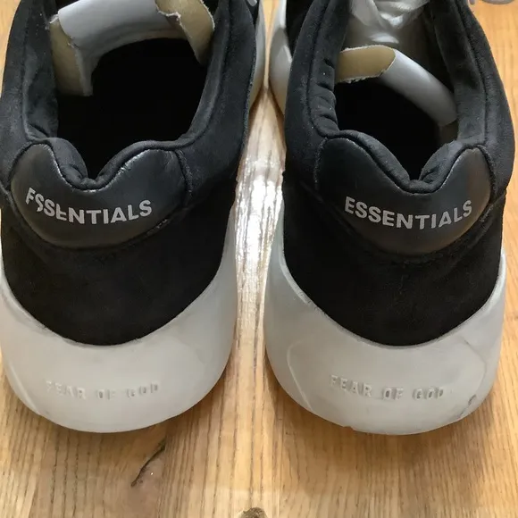 FOG Fear Of God Essentials Distance Running Sneakers Black Men's EUR Size 43