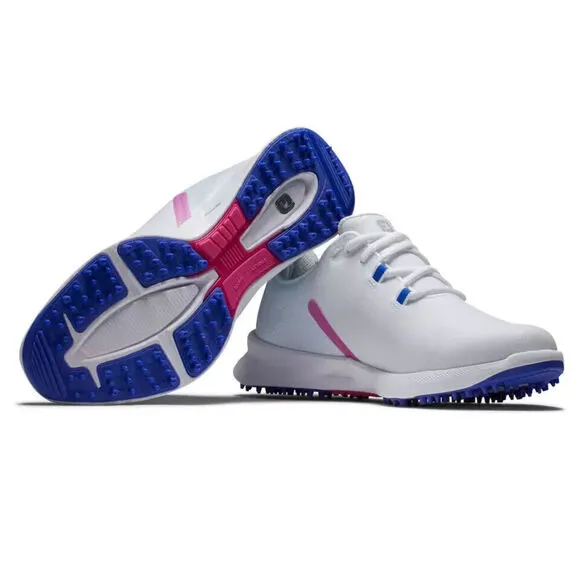 FootJoy Fuel Sport 90127 Sneaker Women's White Pink Spikeless Golf Shoes TF4149