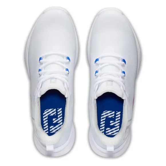 FootJoy Fuel Sport 90127 Sneaker Women's White Pink Waterproof Golf Shoes TF3990