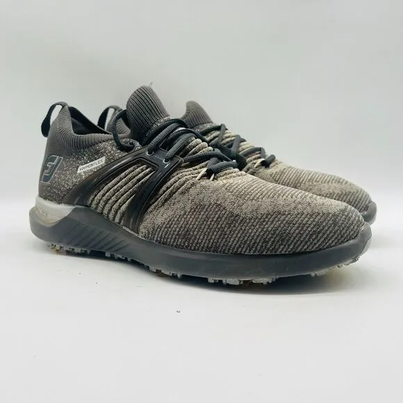 FootJoy Mens 10 Gray HyperFlex Golf Shoes Cleats Casual Comfort Athletic Sneaker