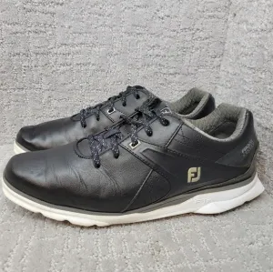 Footjoy Pro SL Carbon Men's Size 9.5 M Black Lace Up Sport Golf Shoes 53108