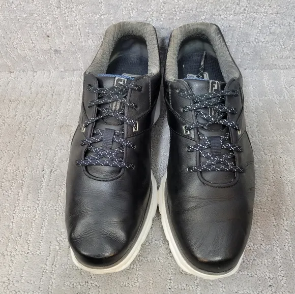 Footjoy Pro SL Carbon Men's Size 9.5 M Black Lace Up Sport Golf Shoes 53108