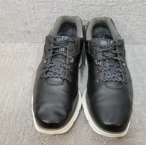 Footjoy Pro SL Carbon Men's Size 9.5 M Black Lace Up Sport Golf Shoes 53108