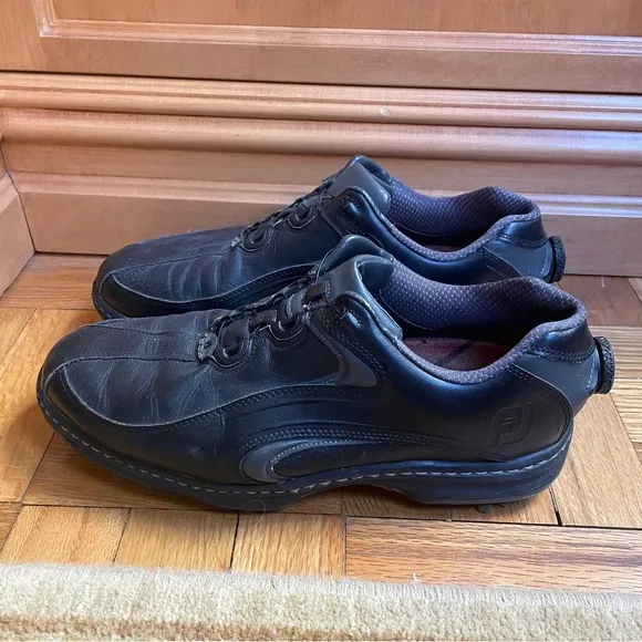 FootJoy Sport Men's BOA Lacing Golf Shoes Black Size 9.5