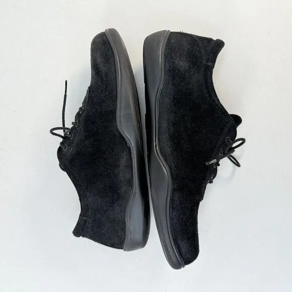 Footprints By Birkenstock Shoes Women’s US 10.5 EU41 Black Suede Casual Sneakers