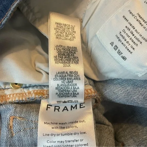 Frame Le Crop Bell Gail Jeans Sz. 28