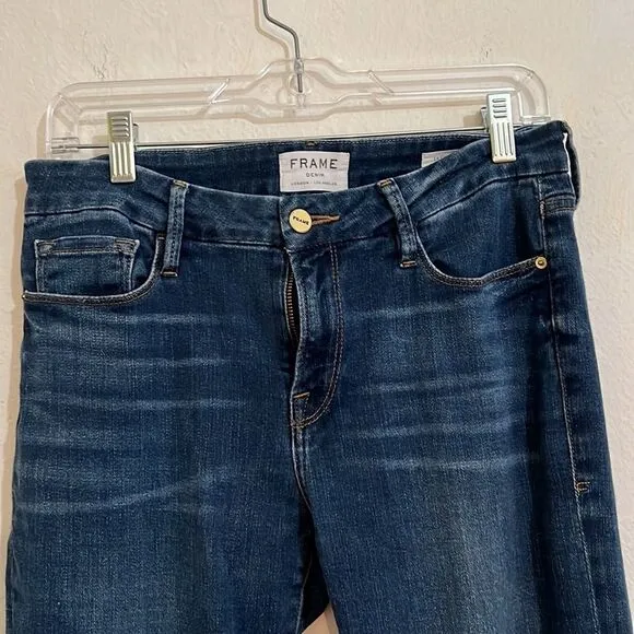 FRAME Made in the USA Le Crop Mini Cropped Jeans Size 28
