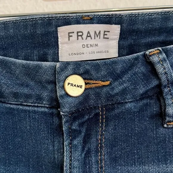 FRAME Made in the USA Le Crop Mini Cropped Jeans Size 28