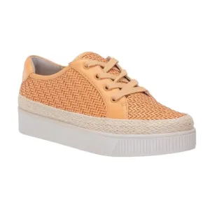 Franco Sarto Women's Hyria Espadrille Sneakers Orange Size 10
