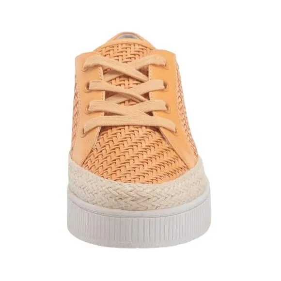 Franco Sarto Women's Hyria Espadrille Sneakers Orange Size 10