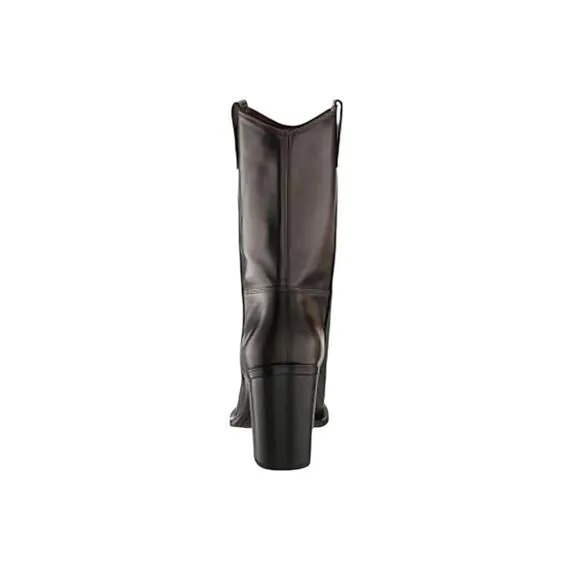 Franco Sarto Women's Valor Mid Shaft Cowboy Boots Black Size 5