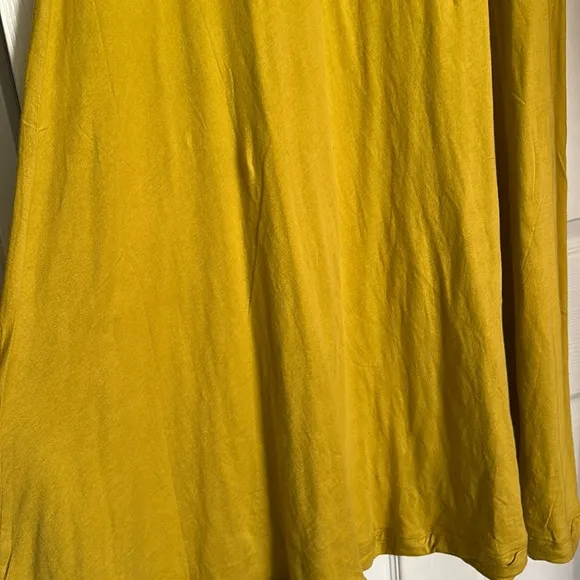 FREE PEOPLE Carter T-Shirt Dress - Dried Palm Yellow Beach Dress Related NEW $70