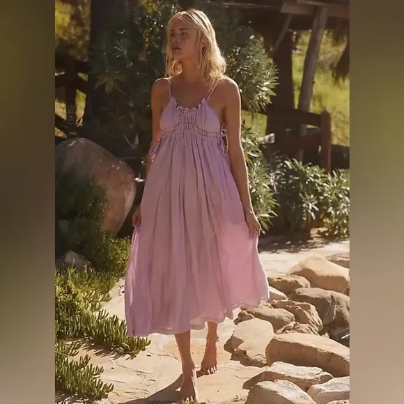 Free People C'est Bon Midi Dress