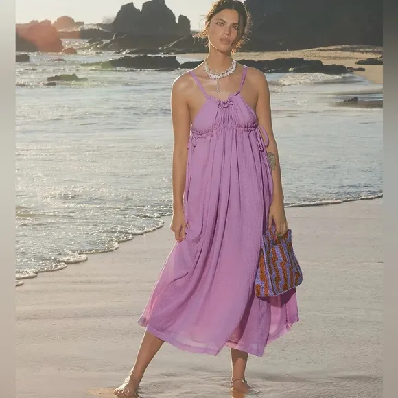Free People C'est Bon Midi Dress