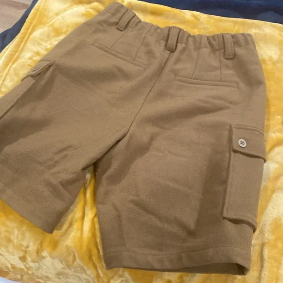 Free People Charli Wool Longline Cargo Shorts. Size Large. NWOT