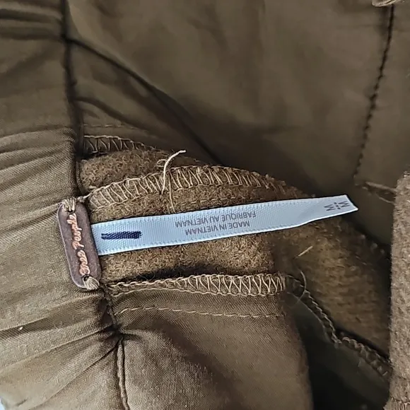 Free People Charli Wool Longline Cargo Shorts