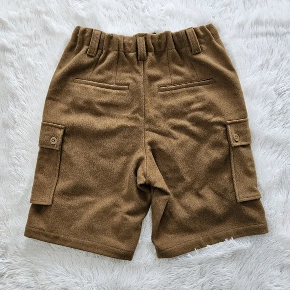 Free People Charli Wool Longline Cargo Shorts