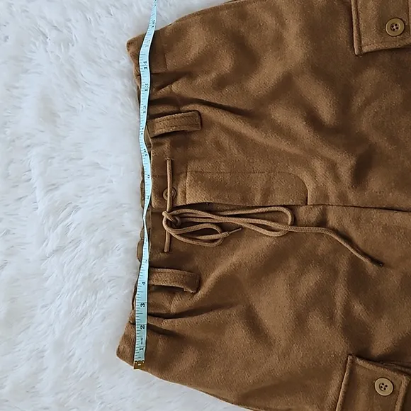 Free People Charli Wool Longline Cargo Shorts