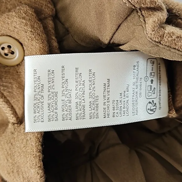 Free People Charli Wool Longline Cargo Shorts