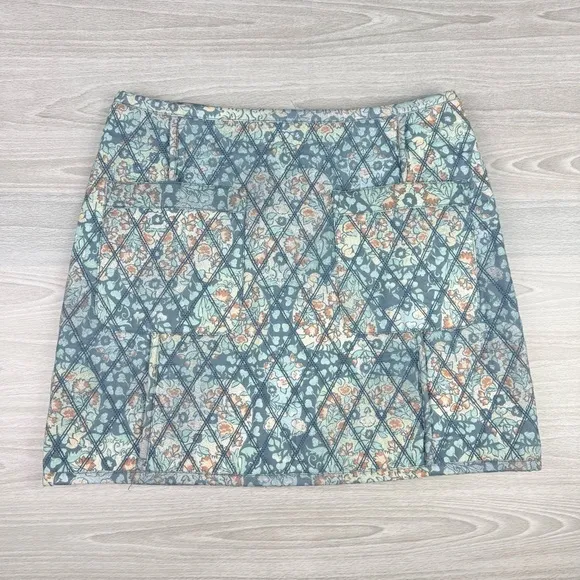 Free People Darla Quilted Mini High Waist Slim Fit Skirt Size 6