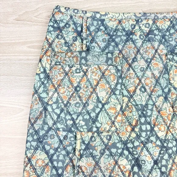 Free People Darla Quilted Mini High Waist Slim Fit Skirt Size 6