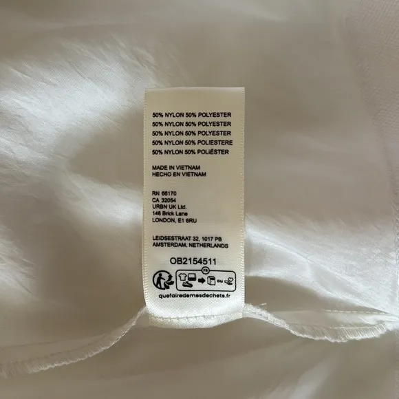 Free people Emery Drop-Waist Midi Skirt off white NWOT