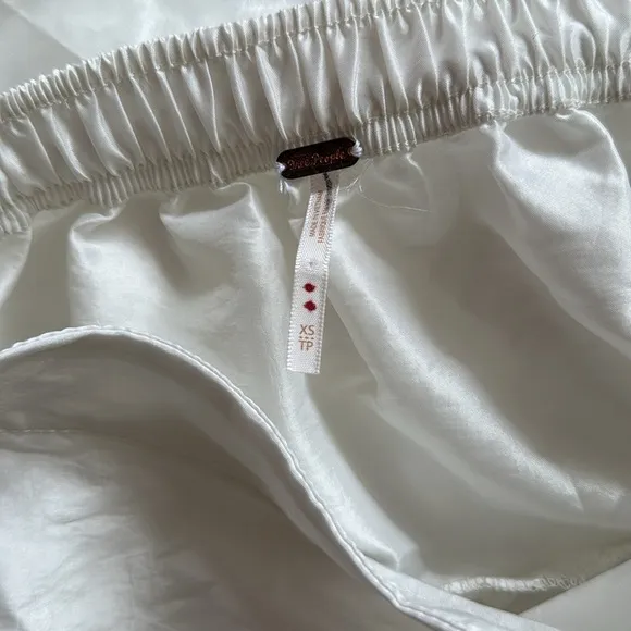 Free people Emery Drop-Waist Midi Skirt off white NWOT