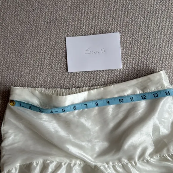 Free people Emery Drop-Waist Midi Skirt off white NWOT