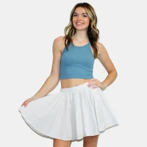 Free People Gaia Skirt white SIZE LARGE 1204