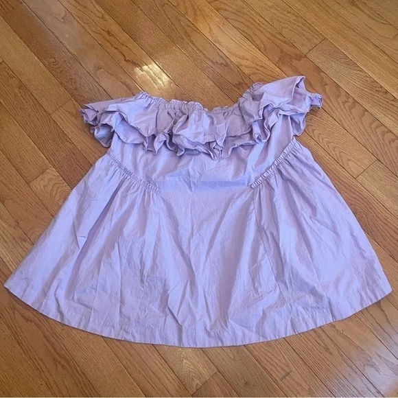 Free People Have A Thing For You Mini dress in Lavender Fields 100% Cotton Sz M
