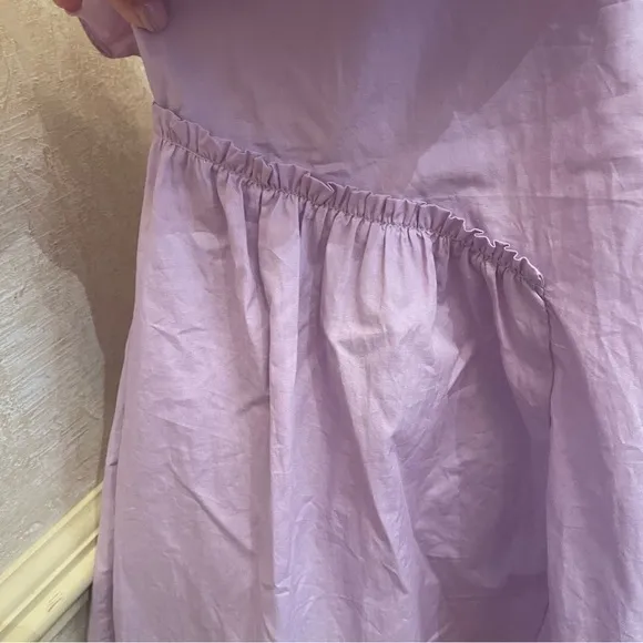 Free People Have A Thing For You Mini dress in Lavender Fields 100% Cotton Sz M