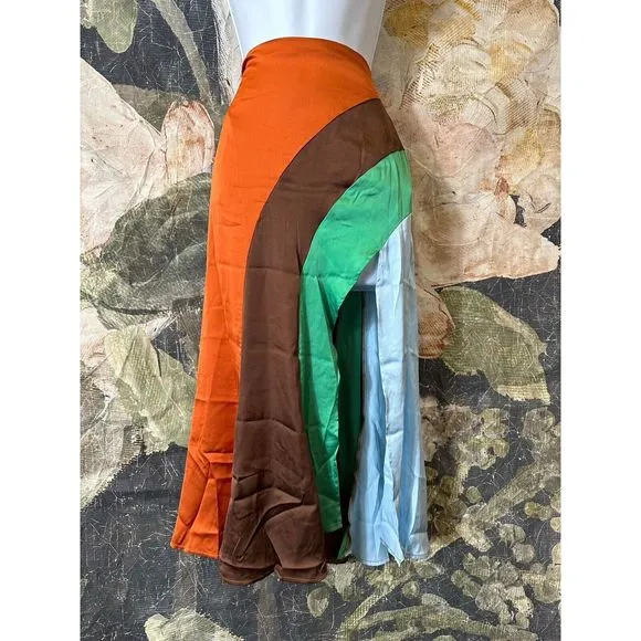 Free People Jojo Crafty Midi Skirt Size 0