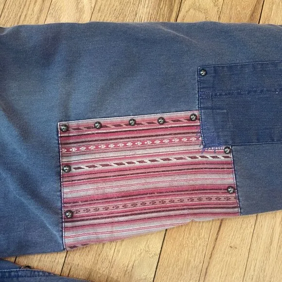 Free People La Vie Patched Pants NWOT Size 4 (Small)
