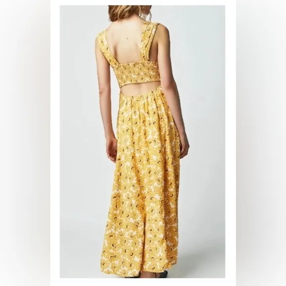 Free People / Rosalee Floral Midi Dress S. NWOT