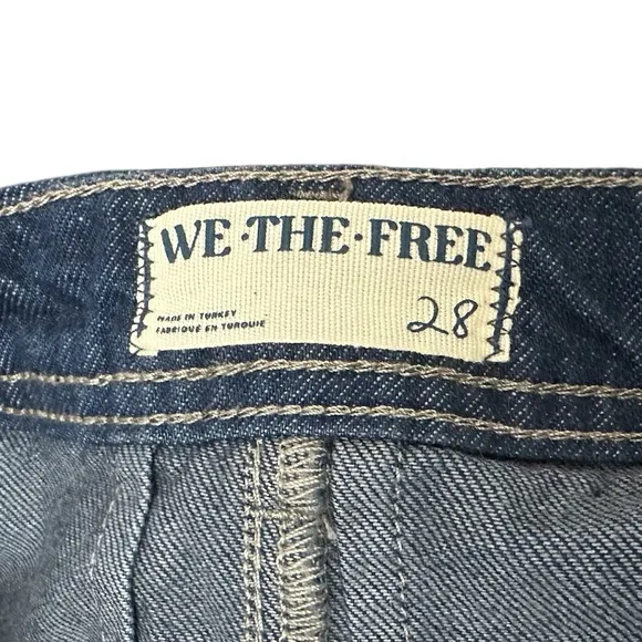 Free People We The Free Equinox Denim Trousers in Ritual Blue
