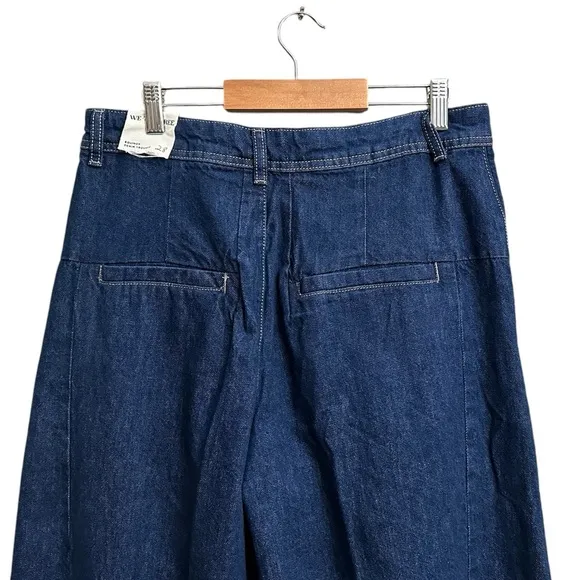 Free People We The Free Equinox Denim Trousers in Ritual Blue