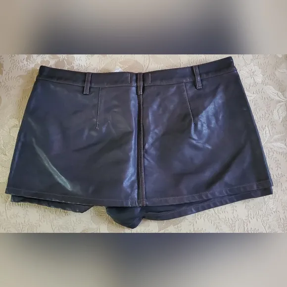 Free People We The Free Gallivanting Vegan Skort/Chocolate NWT