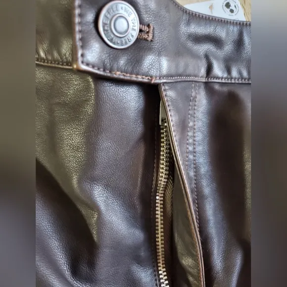 Free People We The Free Gallivanting Vegan Skort/Chocolate NWT