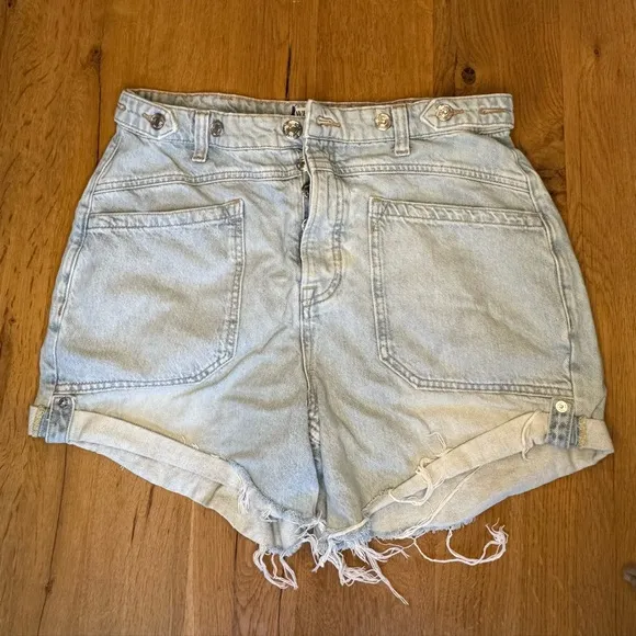 Free People We The Free Palmer Jean Shorts Size 29