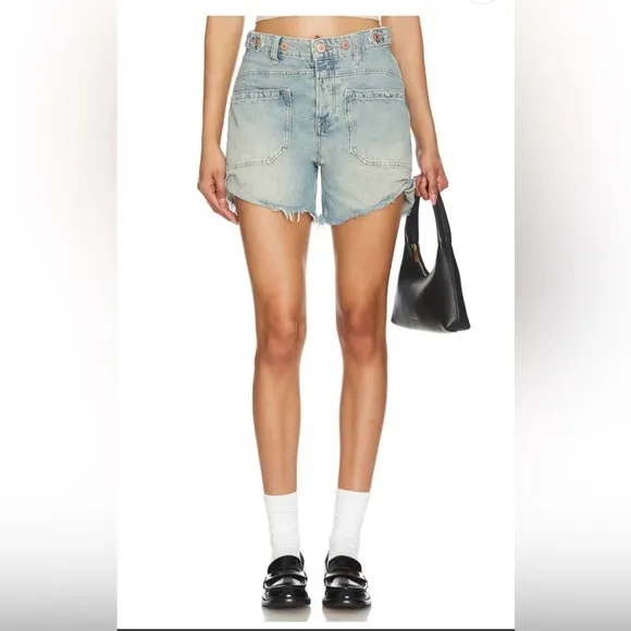 Free People We The Free Palmer Jean Shorts Size 29