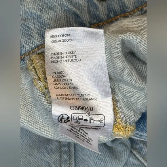 Free People We The Free Palmer Jean Shorts Size 29