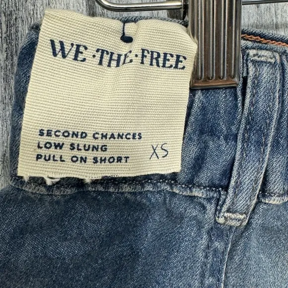 Free People We The Free Second Chances Low Slung Pull-On Shorts ~ Size XS