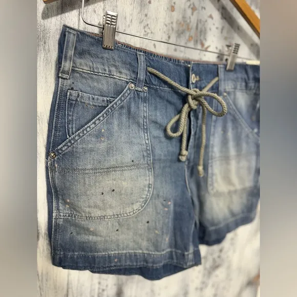 Free People We The Free Second Chances Low Slung Pull-On Shorts ~ Size XS