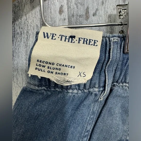 Free People We The Free Second Chances Low Slung Pull-On Shorts ~ Size XS