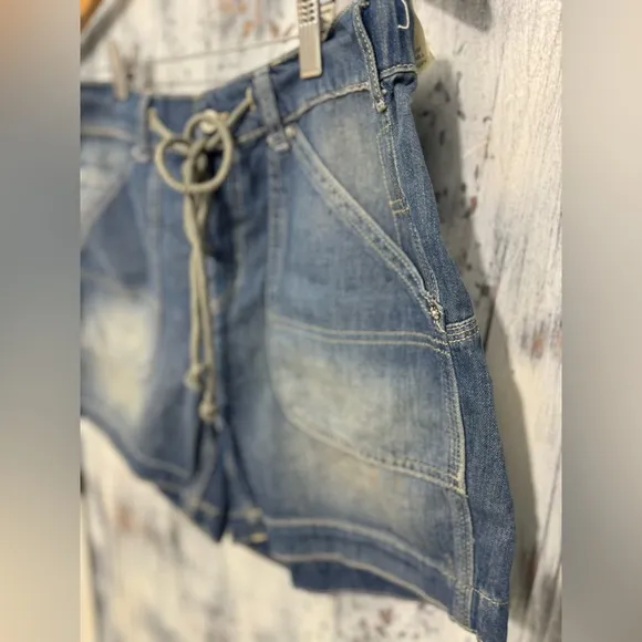 Free People We The Free Second Chances Low Slung Pull-On Shorts ~ Size XS