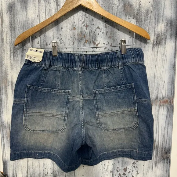 Free People We The Free Second Chances Low Slung Pull-On Shorts ~ Size XS