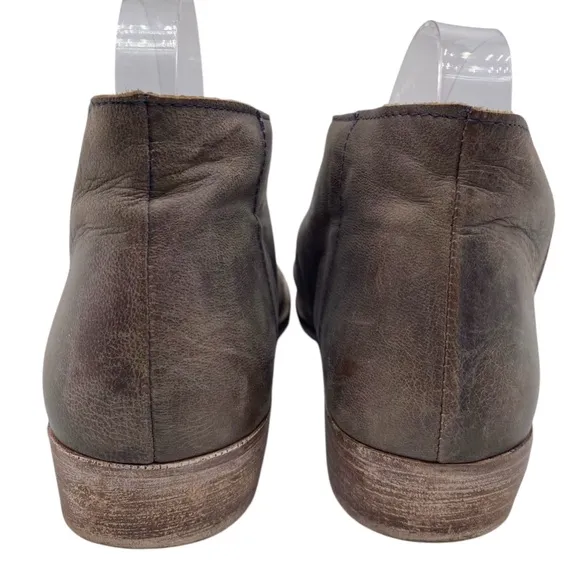 Free People Womens Shoes Mont Blanc Sandals 8.5 Taupe Leather Flat Casual Boho
