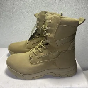 Free Soldier Men’s Tactical Desert Boots – Tan – Size 11.5 – Lace-Up – Lightweig
