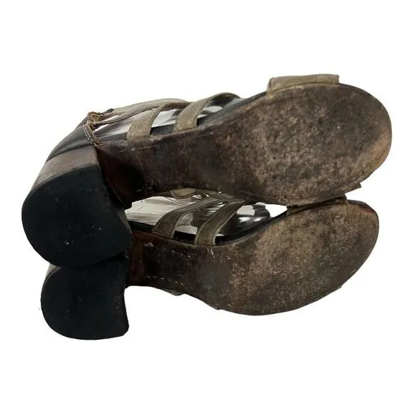 Freebird by Steven Raven Gladiator Sandals Shoes Women's Size 9 Gray Brown