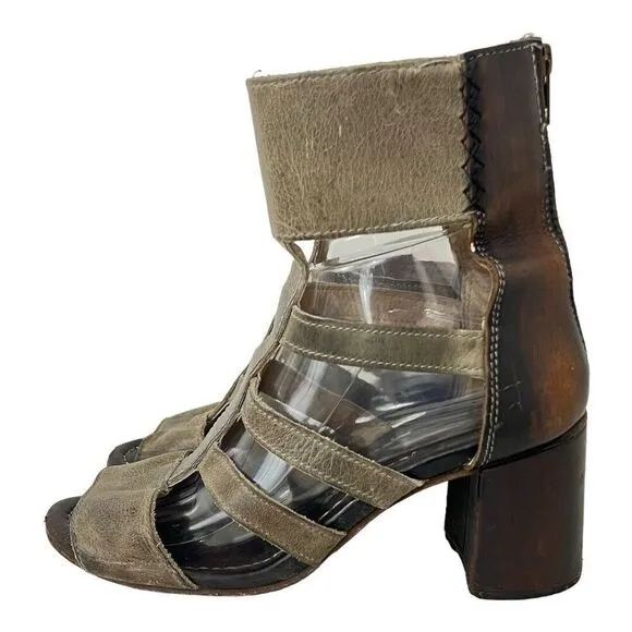 Freebird by Steven Raven Gladiator Sandals Shoes Women's Size 9 Gray Brown
